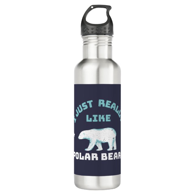 Polar Bear 710 Ml Water Bottle (Front)