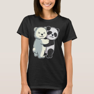 Polar Bear And Panda Cute Animals For Women Animal T-Shirt