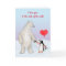 Polar bear and penguin Valentine's card