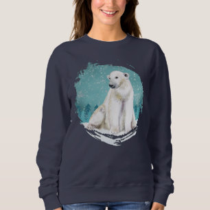 Polar Bear and Stars Sweatshirt