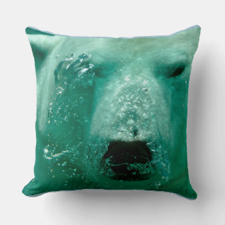 Polar Bear Animal Arctic Northern Cute Whimsical Cushion