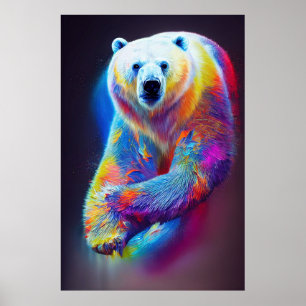 Polar Bear  Animal Discovery Adventure Nature  Poster