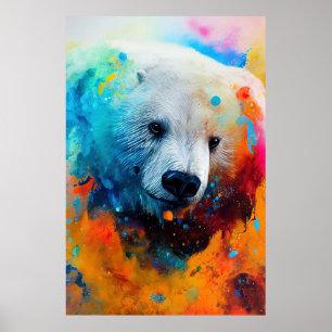 Polar Bear  Animal Discovery Adventure Nature  Poster