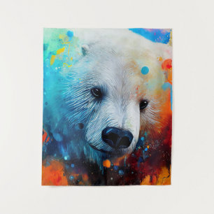 Polar Bear Animal Discovery Adventure Nature Tapestry