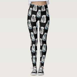 Polar Bear Animal Pattern Design Leggings
