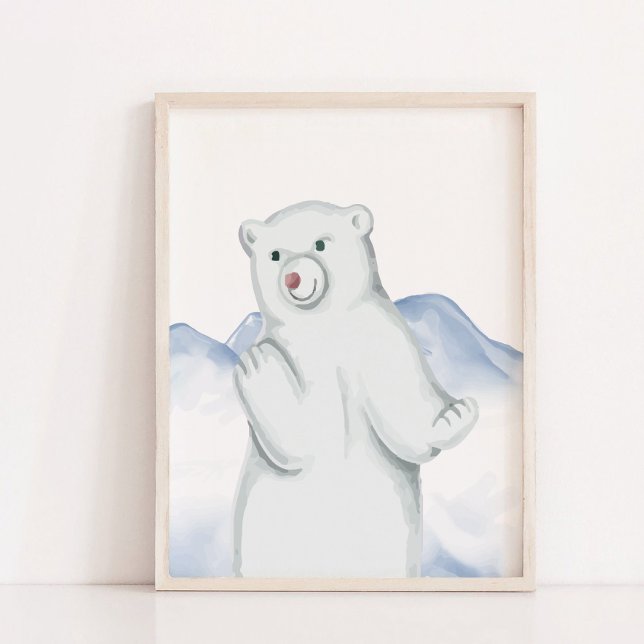 Polar Bear Arctic Animal Nursery Wall Decor (Polar Bear Arctic Animal Nursery Wall Decor)
