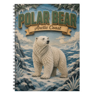 Polar Bear Arctic Coast POPCUT Notebook