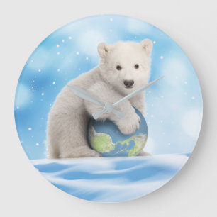 Polar Bear Arctic World Clock
