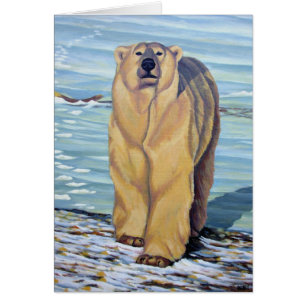 Polar Bear Art Cards Custom Wildlife Art Cards