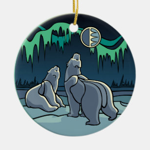 Polar Bear Art Ornament Bear Keepsake Bear Gifts