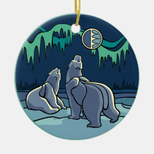 Polar Bear Art Ornament Bear Keepsake Bear Gifts