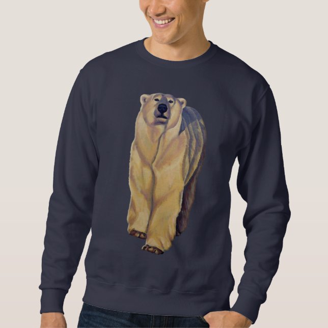 Polar Bear Art Shirts Polar Bear Sweatshirts (Front)