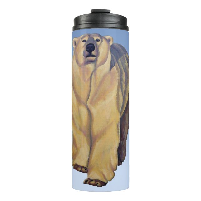 Polar Bear Art Tumbler Mug Bear Drinkware & Gifts (Front)