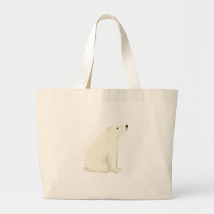Polar Bear As A National Canadian Culture Symbol Large Tote Bag