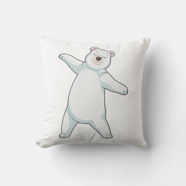 Polar bear at Yoga Fitness in Standing Cushion (Front)
