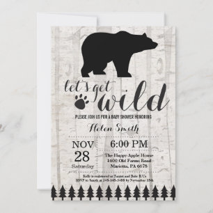 Polar Bear Baby Shower Invitation