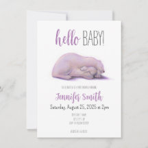 Polar Bear Baby Shower Invitation