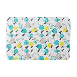 Polar bear bath mat