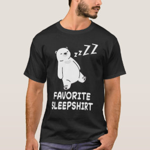 Polar Bear Bears Nap Sleeping Sleep Pajama Pyjamas T-Shirt
