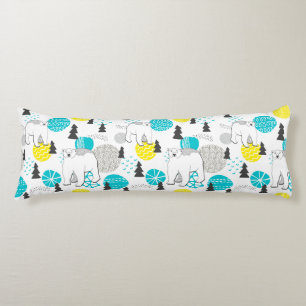 Polar bear body cushion