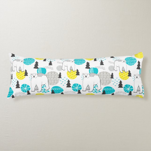 Polar bear body cushion (Front)