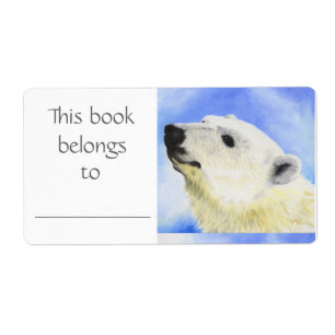Polar Bear book label