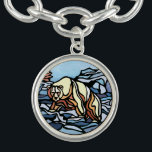 Polar Bear Bracelet Wildlife Art Bear Jewellery<br><div class="desc">Polar Bear Bracelet Art Bear Bracelet & Native Art Jewellery Classic Canadian Wildlife Art Bracelet Native Polar Bear Art Keepsakes Jewellery Rings Necklaces Charms & Bear Art Bracelets Bear Cubs Gifts for Men Women Kids Home & Office Beautiful Personalised Tribal Bear Bracelets Jewellery Gifts Click "Customise" to Add Text Choose...</div>