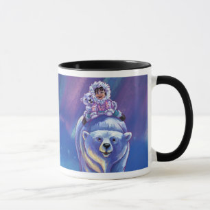 Polar Bear Bus Mug