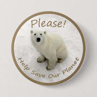 Polar Bear Button
