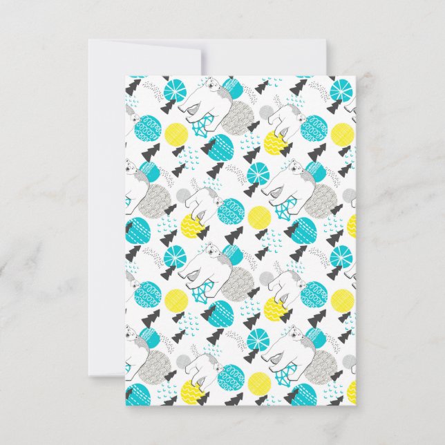 Polar bear card (Front)