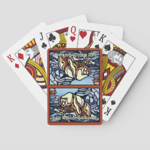 Polar Bear Cards Personalised Bear Playing Cards