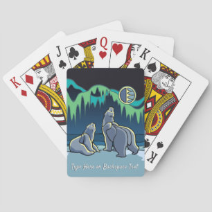 Polar Bear Cards Personalised Bear Playing Cards