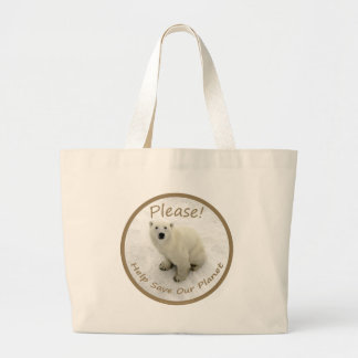 Polar Bear Carry-all Large Tote Bag