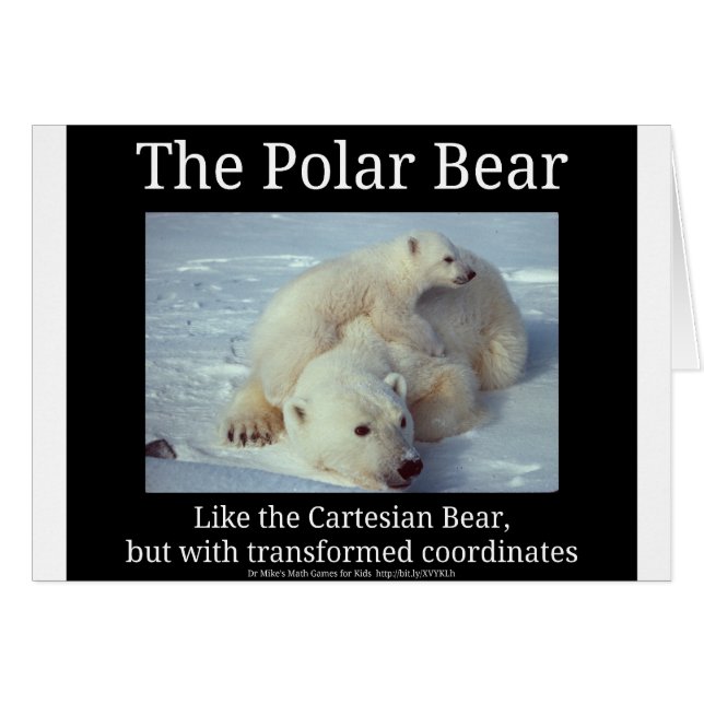 Polar Bear Cartesian Bear (Front Horizontal)