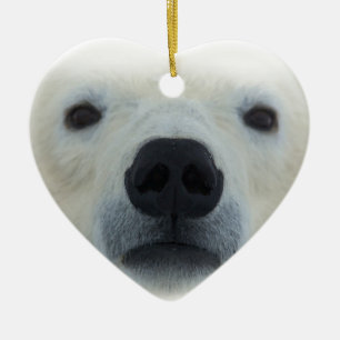 Polar Bear Ceramic Ornament