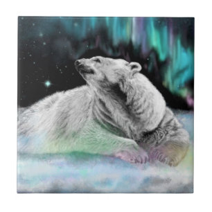 Polar Bear Ceramic Tile