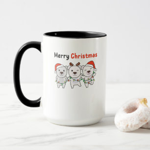 Polar Bear Christmas Animals Polar Bears Merry Mug