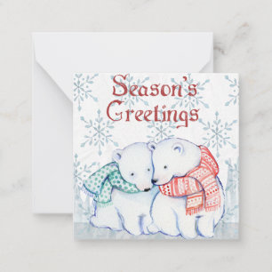 Polar Bear Christmas Card