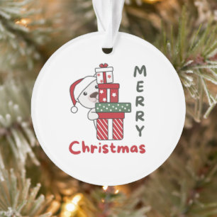 Polar Bear Christmas Gift Winter Animals Polar Ornament