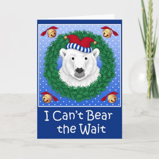 Polar Bear Christmas Holiday Card