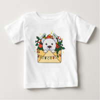 Polar Bear Christmas Letter Winter Animals Polar
