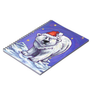 Polar Bear Christmas Notebook
