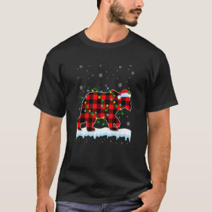Polar Bear Christmas Santa Hat Cute Animals Xmas L T-Shirt