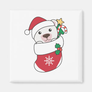Polar Bear Christmas Snow Winter Animals Polar Magnet