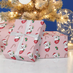 Polar Bear Christmas Snow Winter Animals Polar Wra Wrapping Paper
