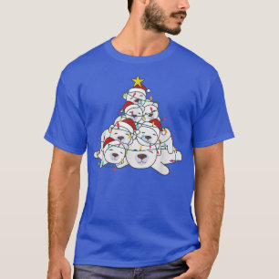 Polar Bear Christmas Tree Funny Animal Christmas P T-Shirt