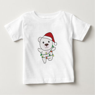 Polar Bear Christmas Winter Animals Polar Bears Baby T-Shirt