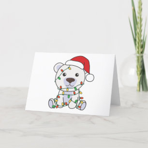 Polar Bear Christmas Winter Animals Polar Bears Holiday Card