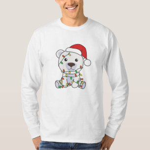 Polar Bear Christmas Winter Animals Polar Bears T-Shirt