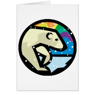 polar bear circle design